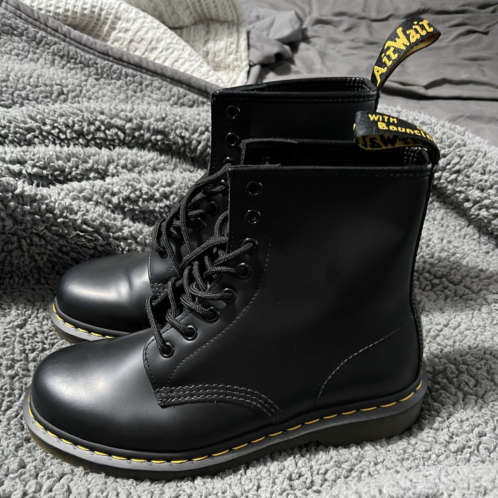 Dr. Martens Black Combat Boots